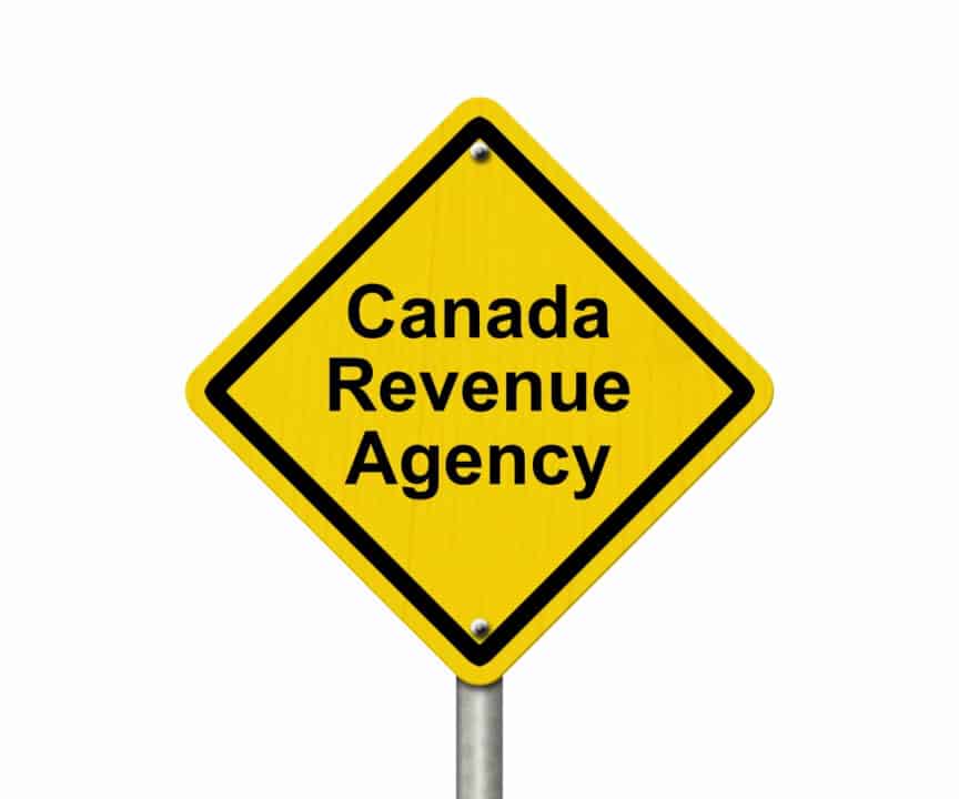 Canada Revenue Agency sign