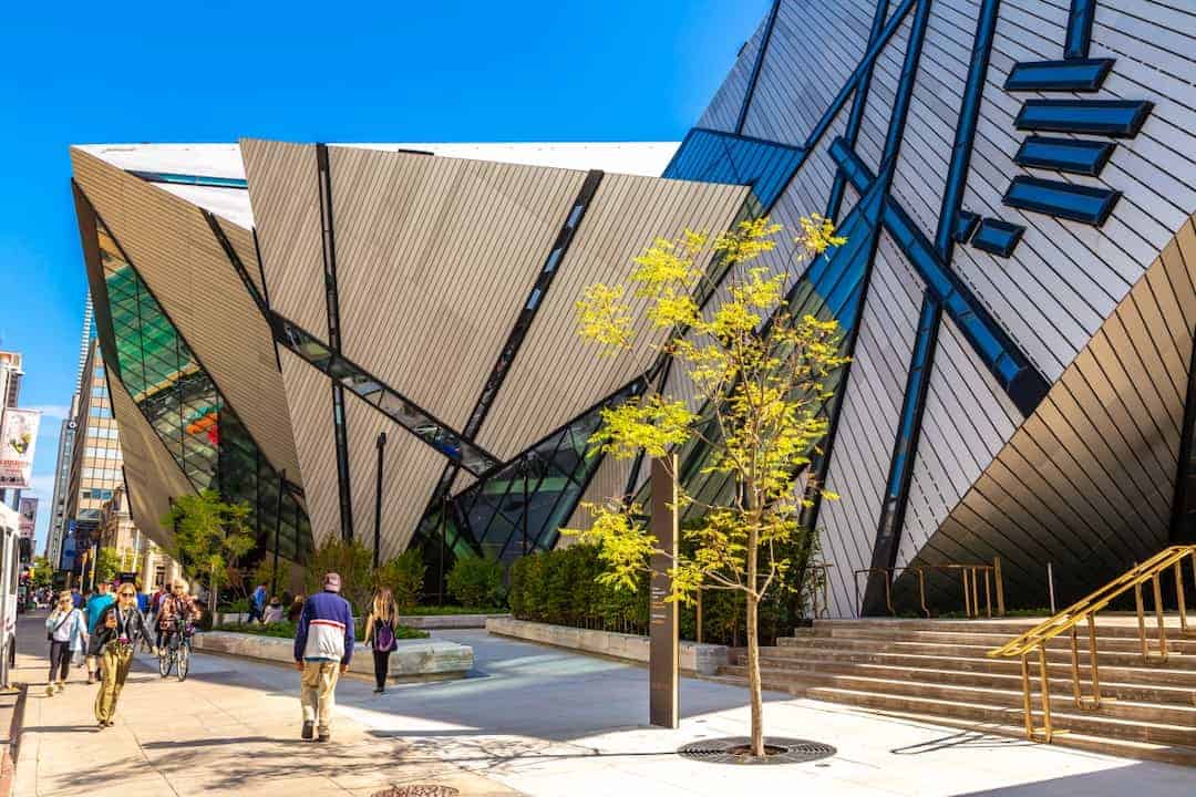 Exterior of The Royal Ontario Museum, Toronto, Canada