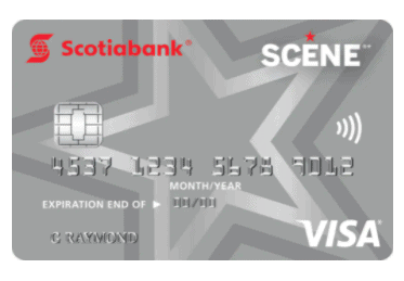 Scene Visa Card for students by Scotiabank