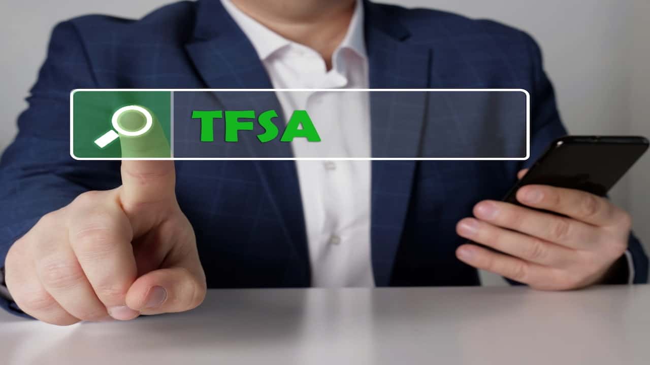 a person researching TFSA