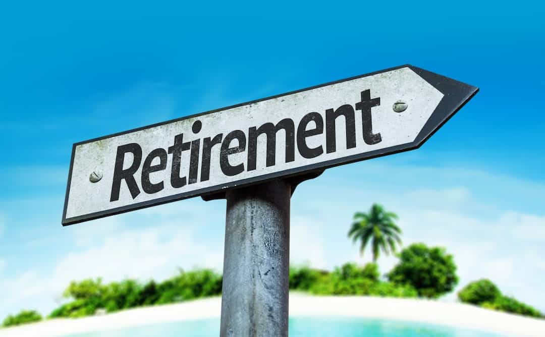 retirement sign